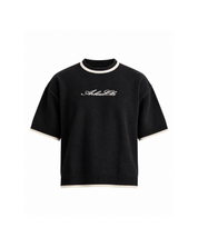 Knit Tshirt Hustler Negra