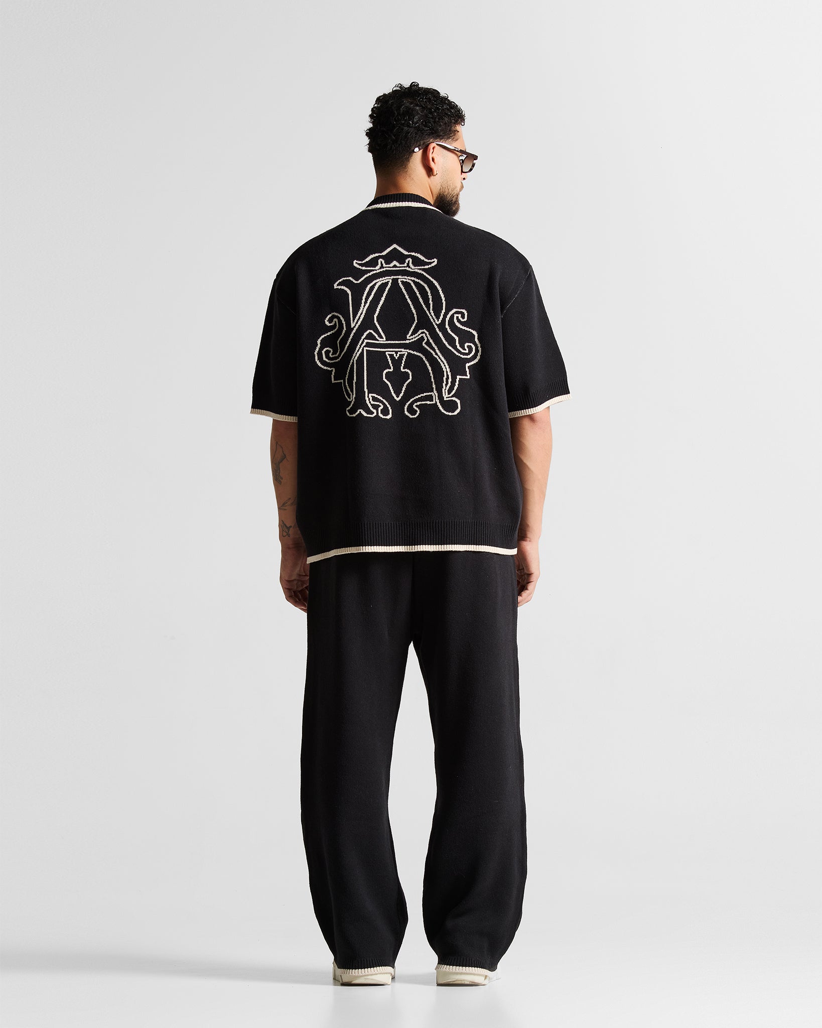 Knit Pant Hustler Negra