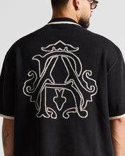 Knit Tshirt Hustler Negra