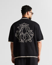 Knit Tshirt Hustler Negra