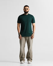 Slim Rib Tee - Verde