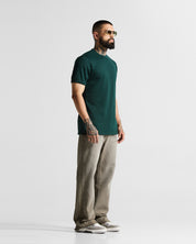 Slim Rib Tee - Verde