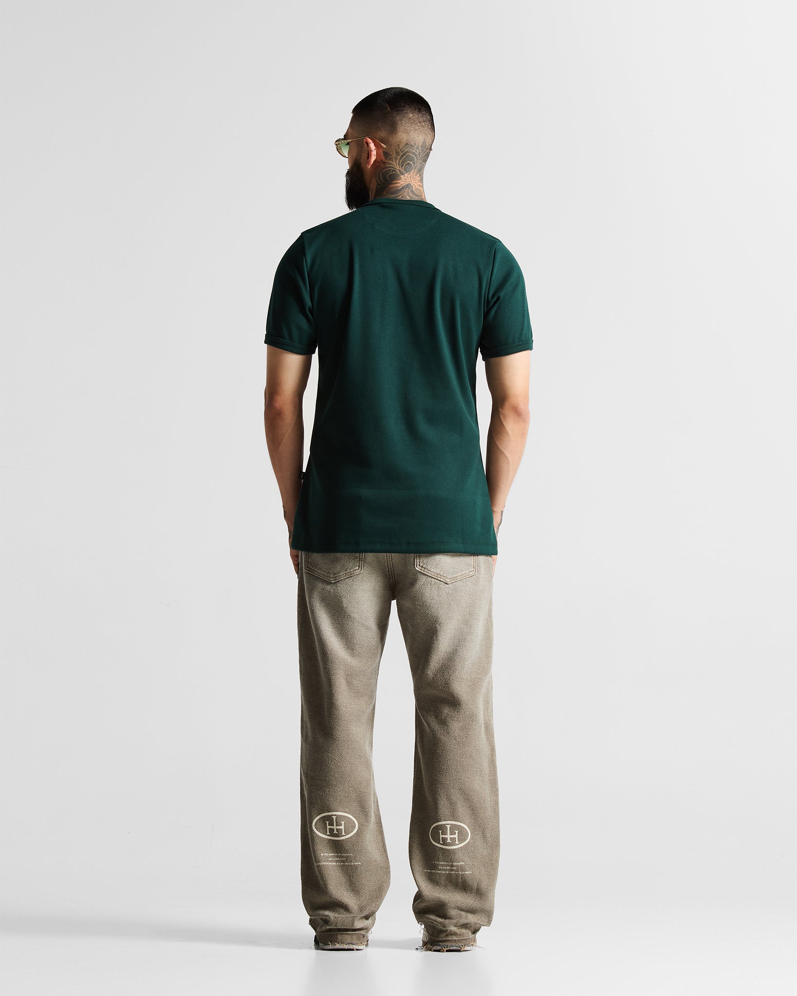 Slim Rib Tee - Verde