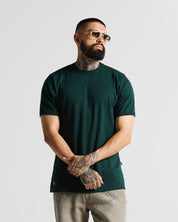 Slim Rib Tee - Verde
