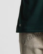 Slim Rib Tee - Verde