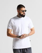 Slim Rib Tee - Blanca