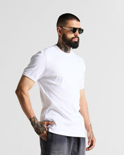 Slim Rib Tee - Blanca