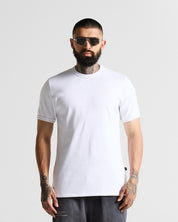 Slim Rib Tee - Blanca
