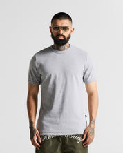 Slim Rib Tee - Gris Jaspe