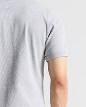 Slim Rib Tee - Gris Jaspe
