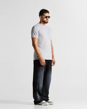Slim Rib Tee - Gris