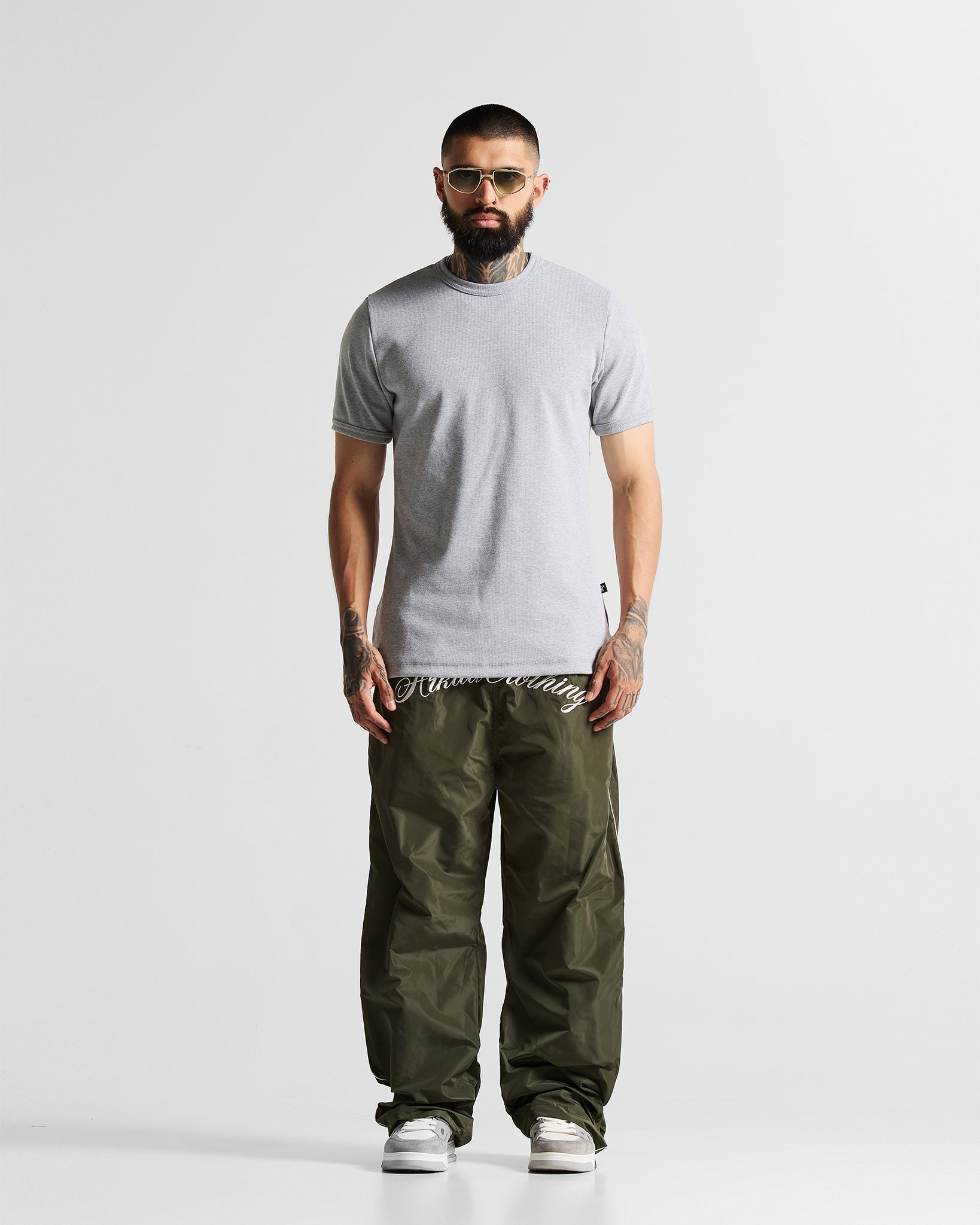 Slim Rib Tee - Gris Jaspe