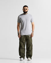 Slim Rib Tee - Gris Jaspe