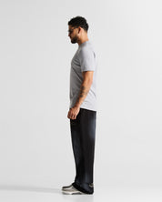 Slim Rib Tee - Gris
