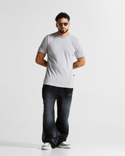 Slim Rib Tee - Gris