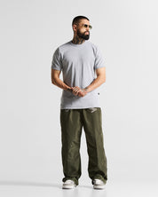 Slim Rib Tee - Gris Jaspe