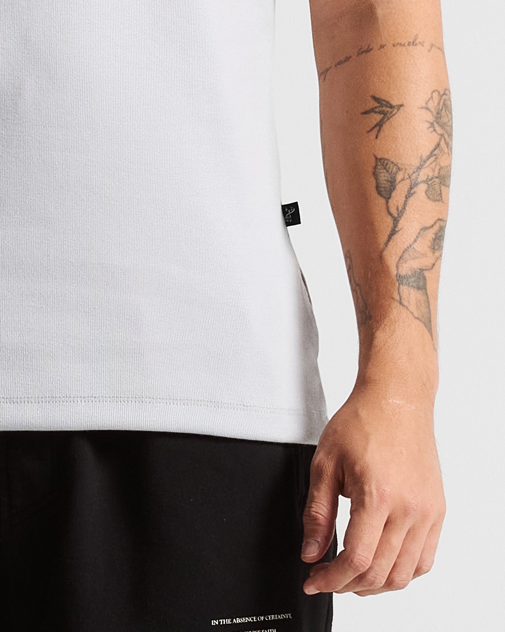 Slim Rib Tee - Gris