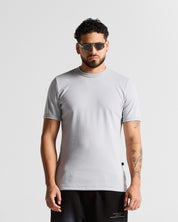 Slim Rib Tee - Gris