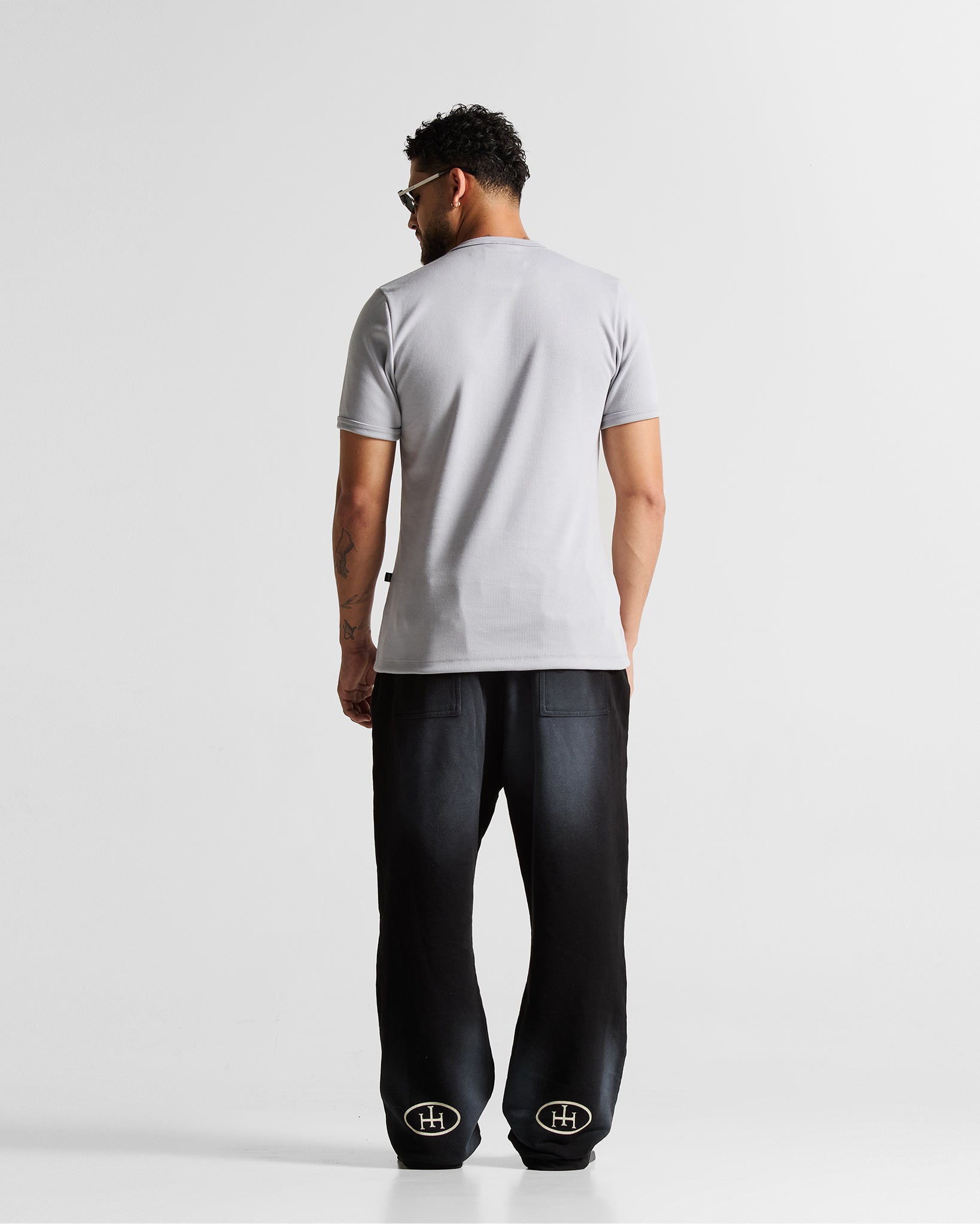 Slim Rib Tee - Gris