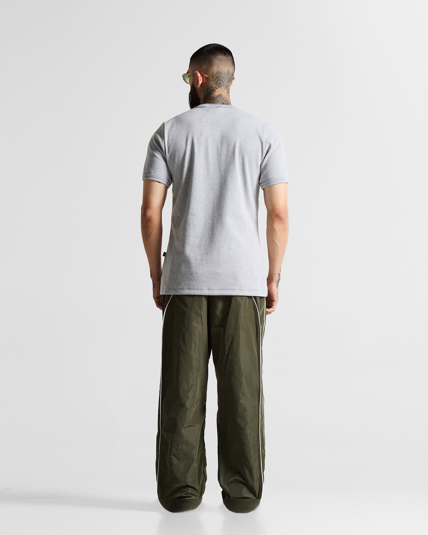 Slim Rib Tee - Gris Jaspe