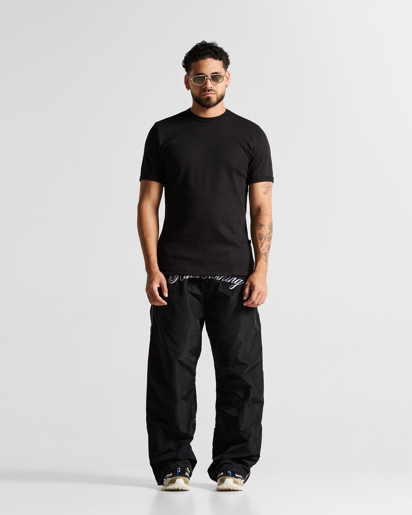 Slim Rib Tee - Negra