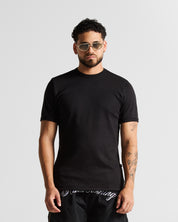 Slim Rib Tee - Negra