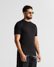 Slim Rib Tee - Negra