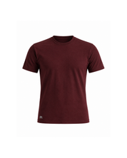 Slim Rib Tee - Vinotinto