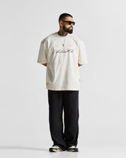Tshirt Oversize Blanca Espadas Hustler