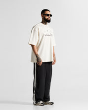 Tshirt Oversize Blanca Espadas Hustler