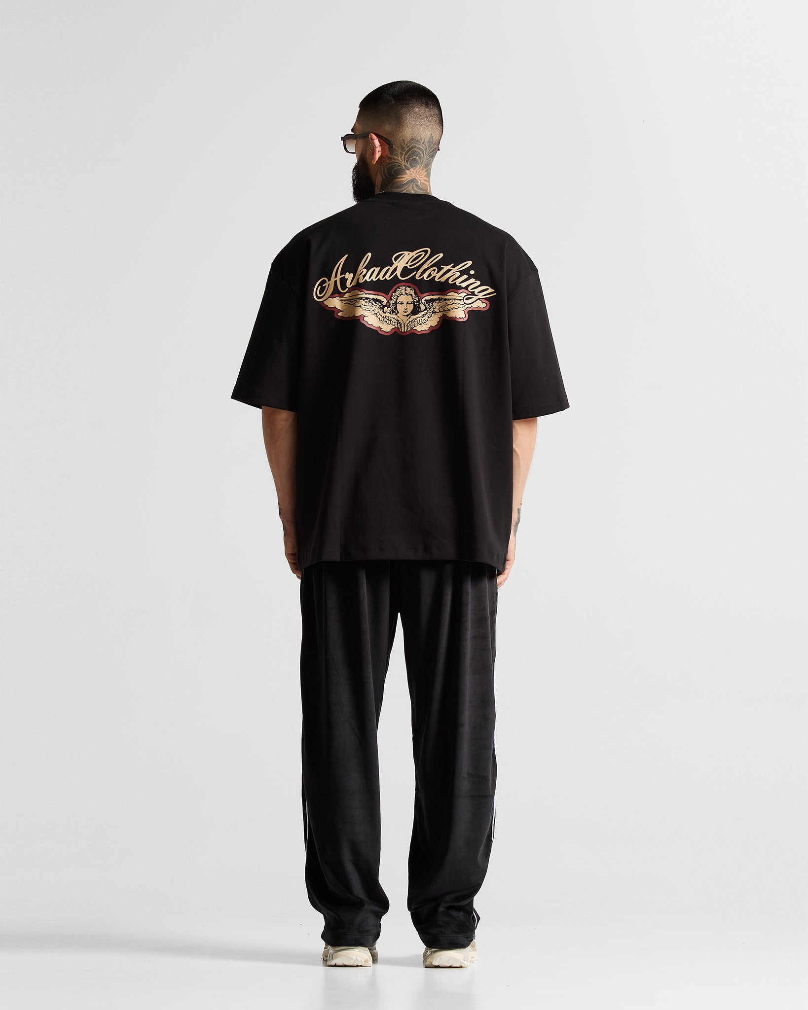 Tshirt Oversize Negra Angel