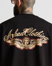 Tshirt Oversize Negra Angel