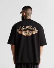 Tshirt Oversize Negra Angel