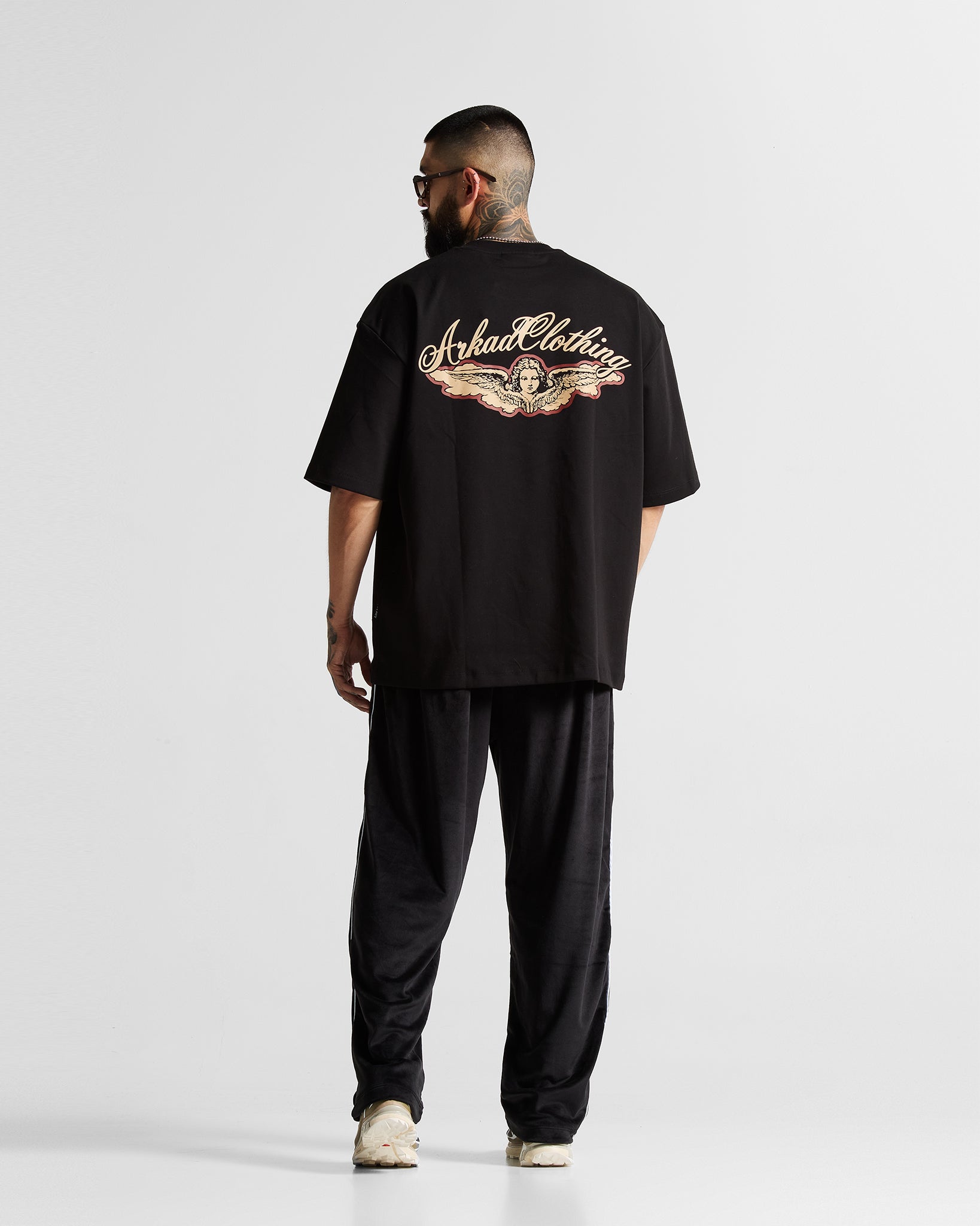 Tshirt Oversize Negra Angel