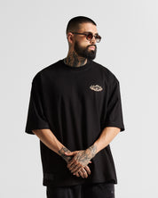 Tshirt Oversize Negra Angel