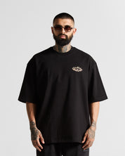 Tshirt Oversize Negra Angel