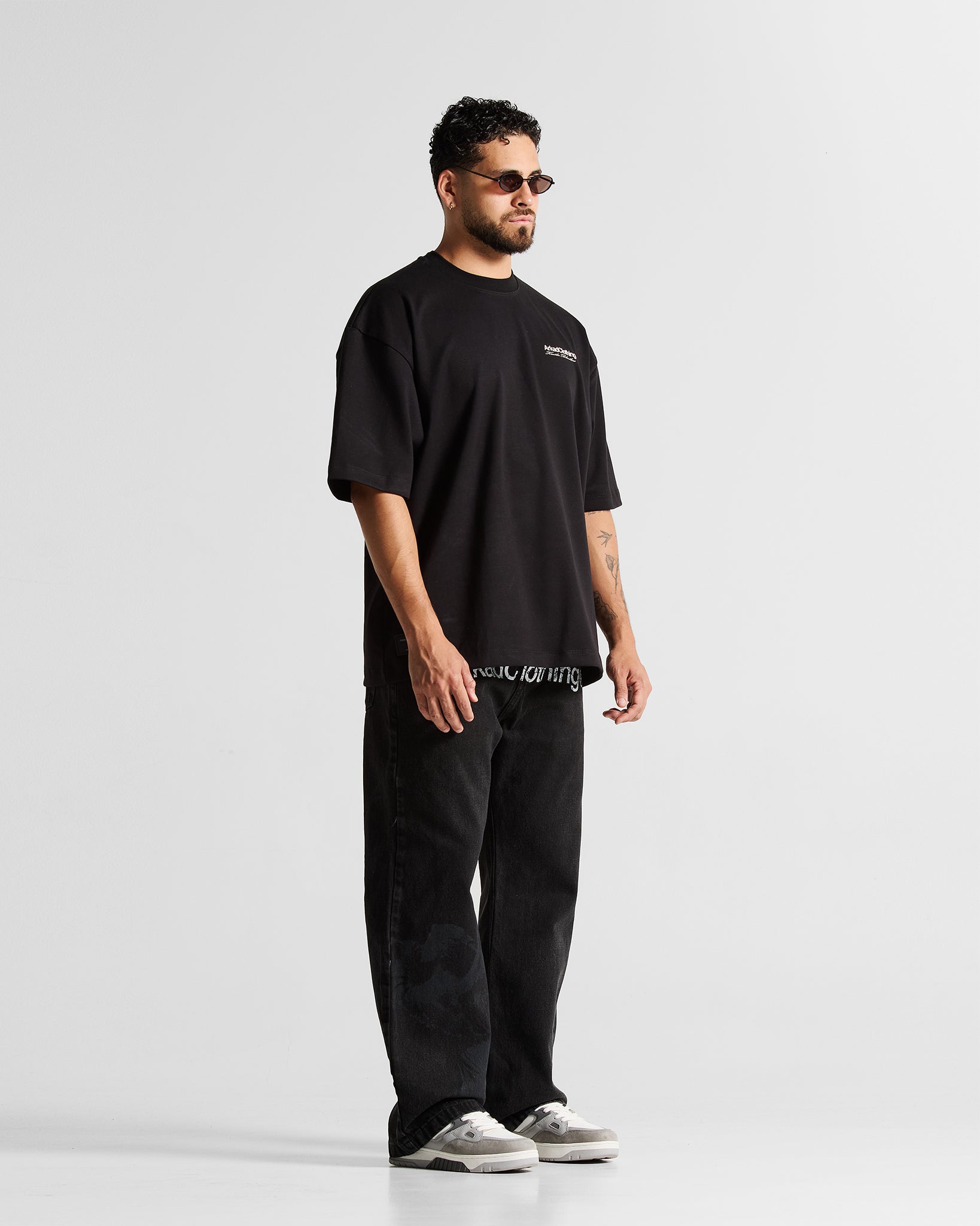 Printed Jean Negro Arkad Clothing Angeles