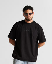 Tshirt Regular Fit Negra Hustler lll