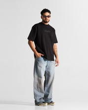 Tshirt Regular Fit Negra Hustler lll