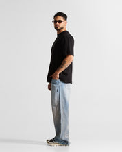 Tshirt Regular Fit Negra Hustler lll