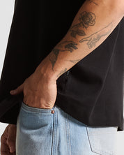 Tshirt Regular Fit Negra Hustler lll