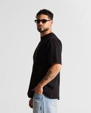 Tshirt Regular Fit Negra Hustler lll