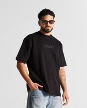 Tshirt Regular Fit Negra Hustler lll