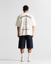 Tshirt Oversize Cream Faith Over Fear