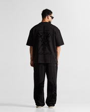 Tshirt Regular Fit Negra Velvet