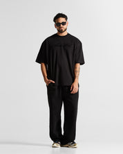 Tshirt Regular Fit Negra Velvet