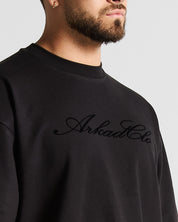 Tshirt Regular Fit Negra Velvet