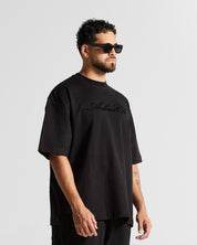 Tshirt Regular Fit Negra Velvet