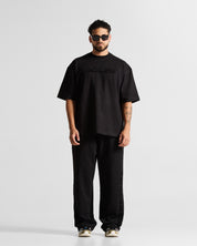 Tshirt Regular Fit Negra Velvet
