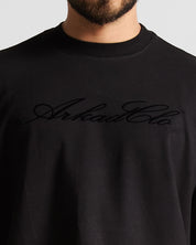 Tshirt Regular Fit Negra Velvet